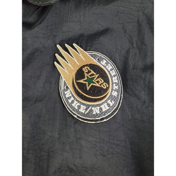 Vintage Nike NHL Dallas Stars Jacket Mens XL Coat Black Gold Embroidered - Picture 3 of 16